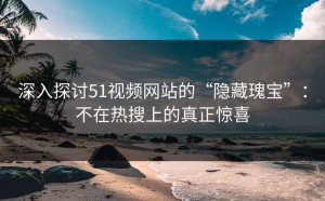 深入探讨51视频网站的“隐藏瑰宝”：不在热搜上的真正惊喜